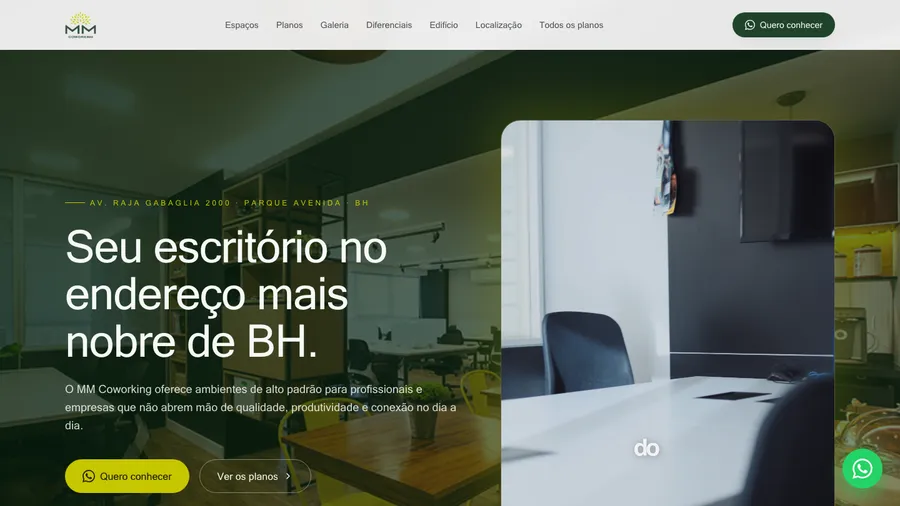 Site coworkingmm.com.br