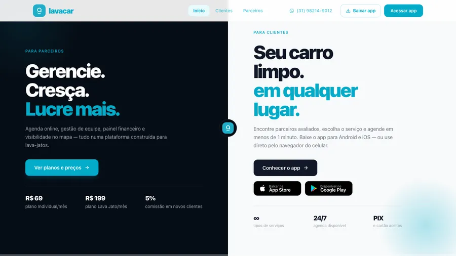 Site lavacar.app