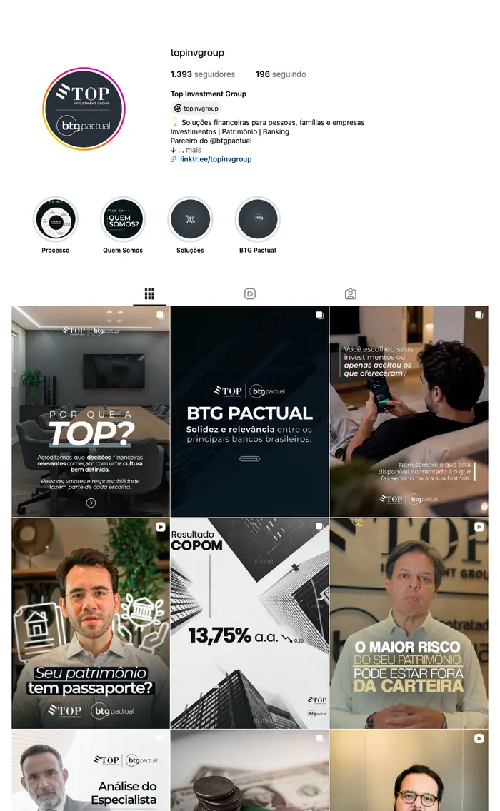 Instagram @topinvgroup